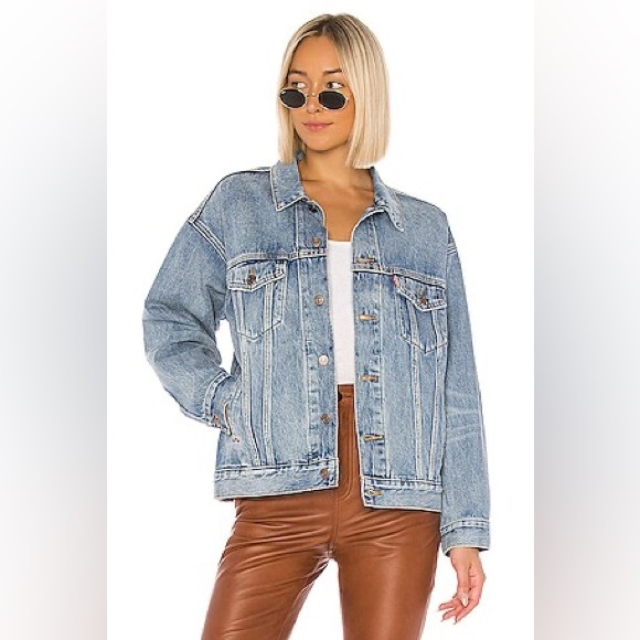 Levi's Jackets & Blazers - Levi’s Premium Dad Trucker Jacket Sz XS Indigo Anthem